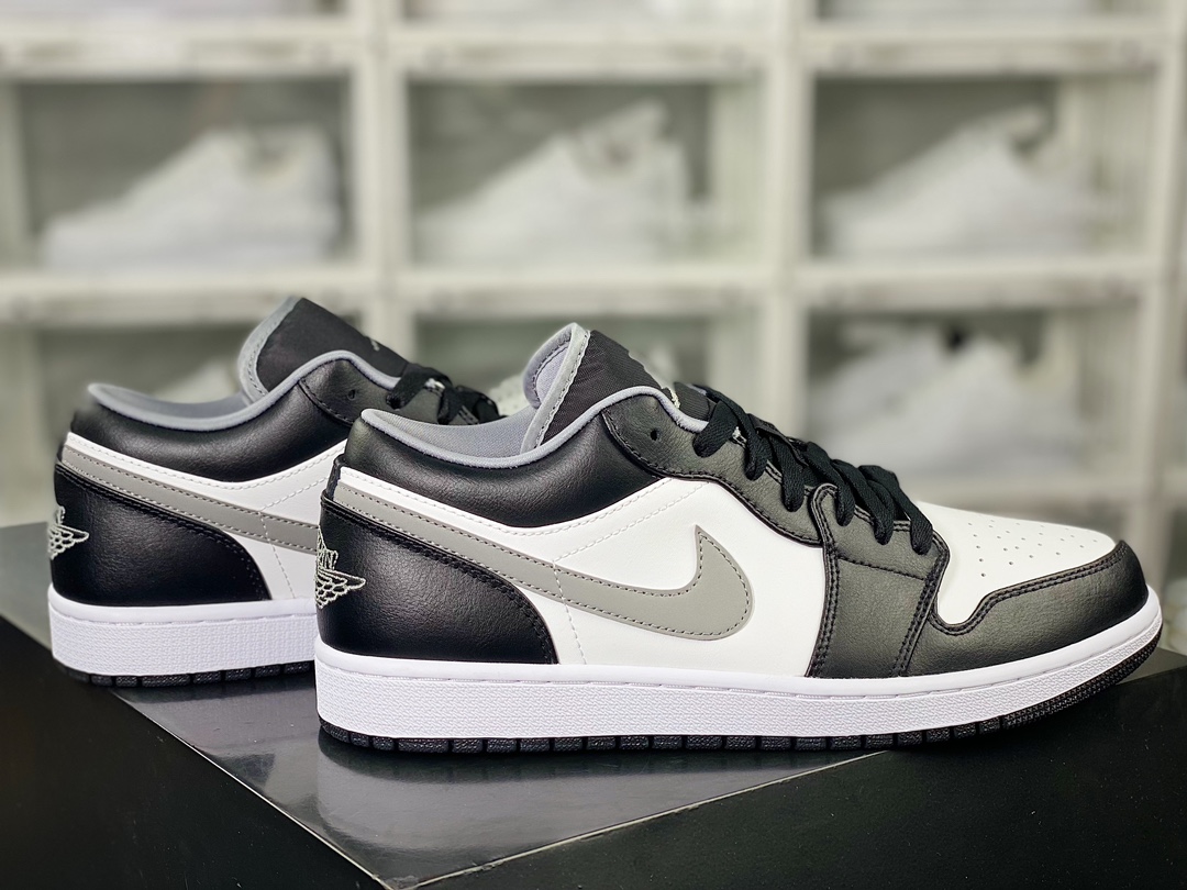 200 Air Jordan 1 Low”Light Smoke Grey”AJ1乔丹一代低帮经典篮球鞋“黑白灰影子”553558-040