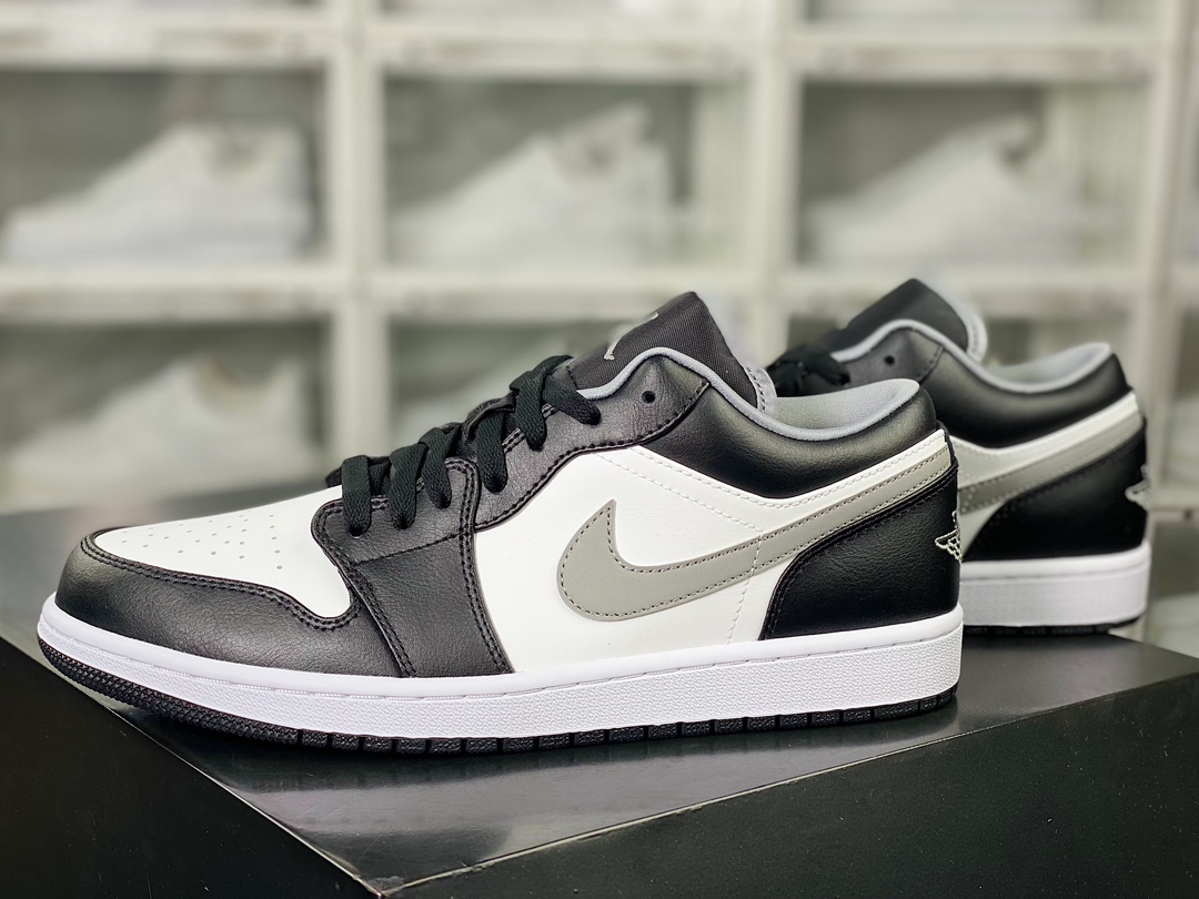 200 Air Jordan 1 Low”Light Smoke Grey”AJ1乔丹一代低帮经典篮球鞋“黑白灰影子”553558-040