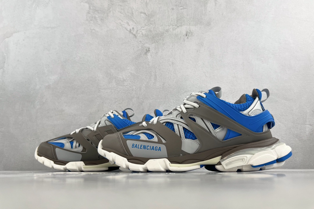 VG 520 带灯 Balenciaga巴黎世家 Track 1.0 灰蓝色 555036 W3AD5 4112