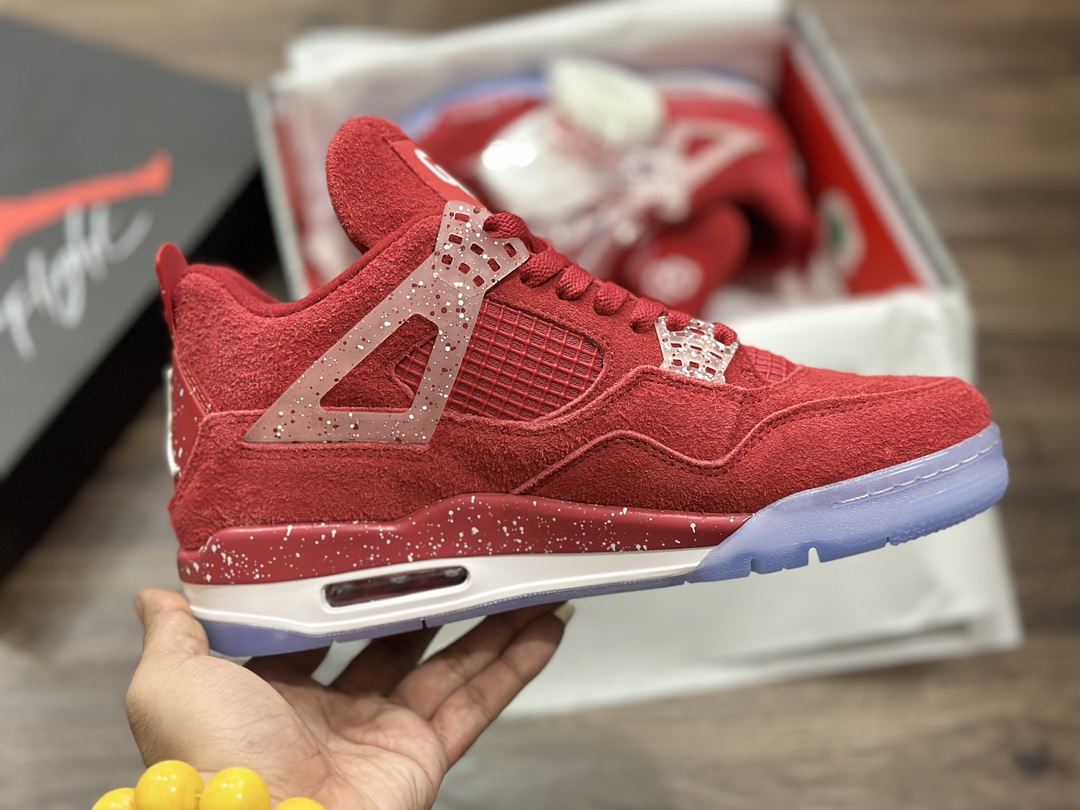 320 Air Jordan 4 AJ4 红泼墨