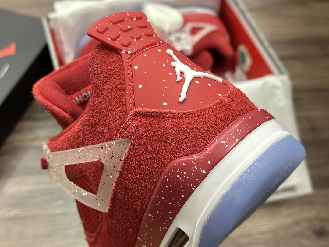 320 Air Jordan 4 AJ4 红泼墨