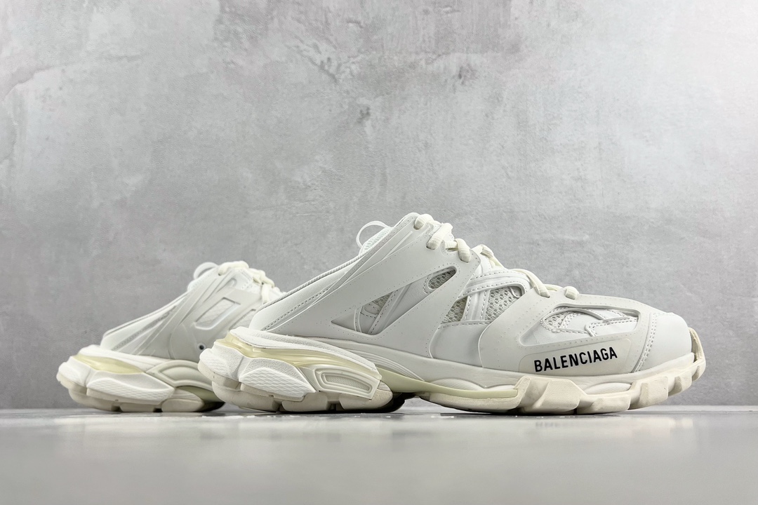 VG 400 Balenciaga巴黎世家 Track 1.0 白色 半拖 653814 W3DA3 9000