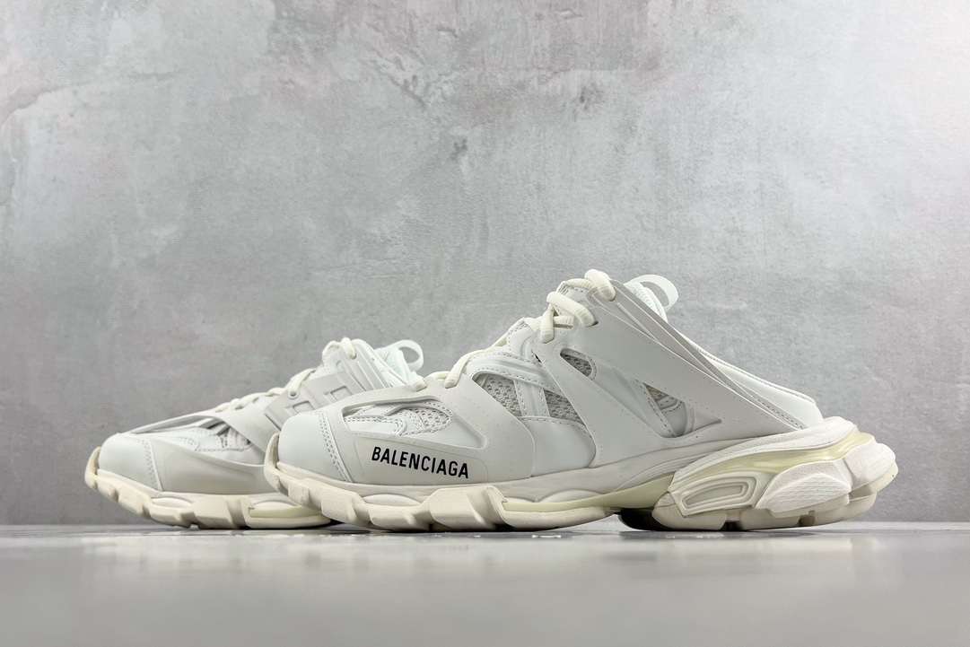 VG 400 Balenciaga巴黎世家 Track 1.0 白色 半拖 653814 W3DA3 9000