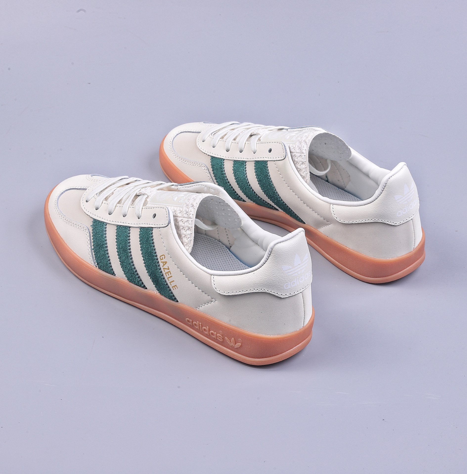 150 Adidas Originals Gazelle Indoor 米白绿 ID2567