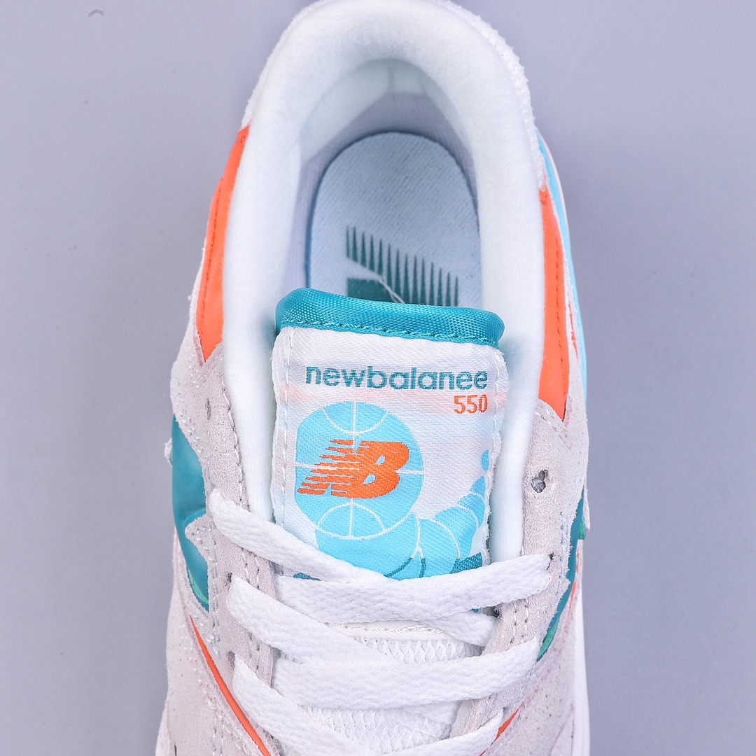 190 5A New Balance BB550系列 新平衡皮面中性休闲跑鞋 BBW550DA