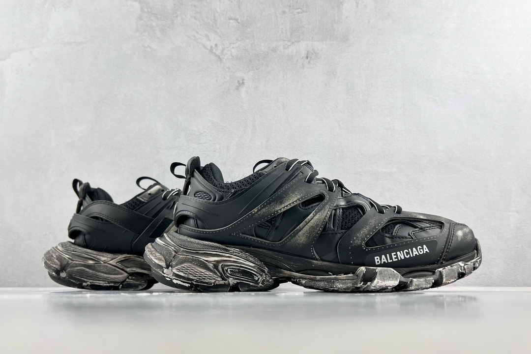 VG 420 Balenciaga巴黎世家 Track 1.0 做旧黑 542023 W1GB1 1000