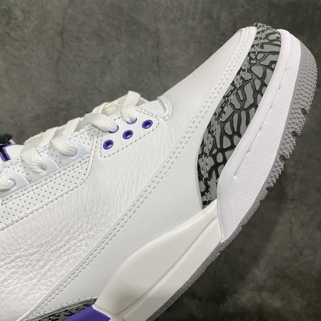 450 【X版】Air Jordan AJ3 Retro 白紫 CT8532-105