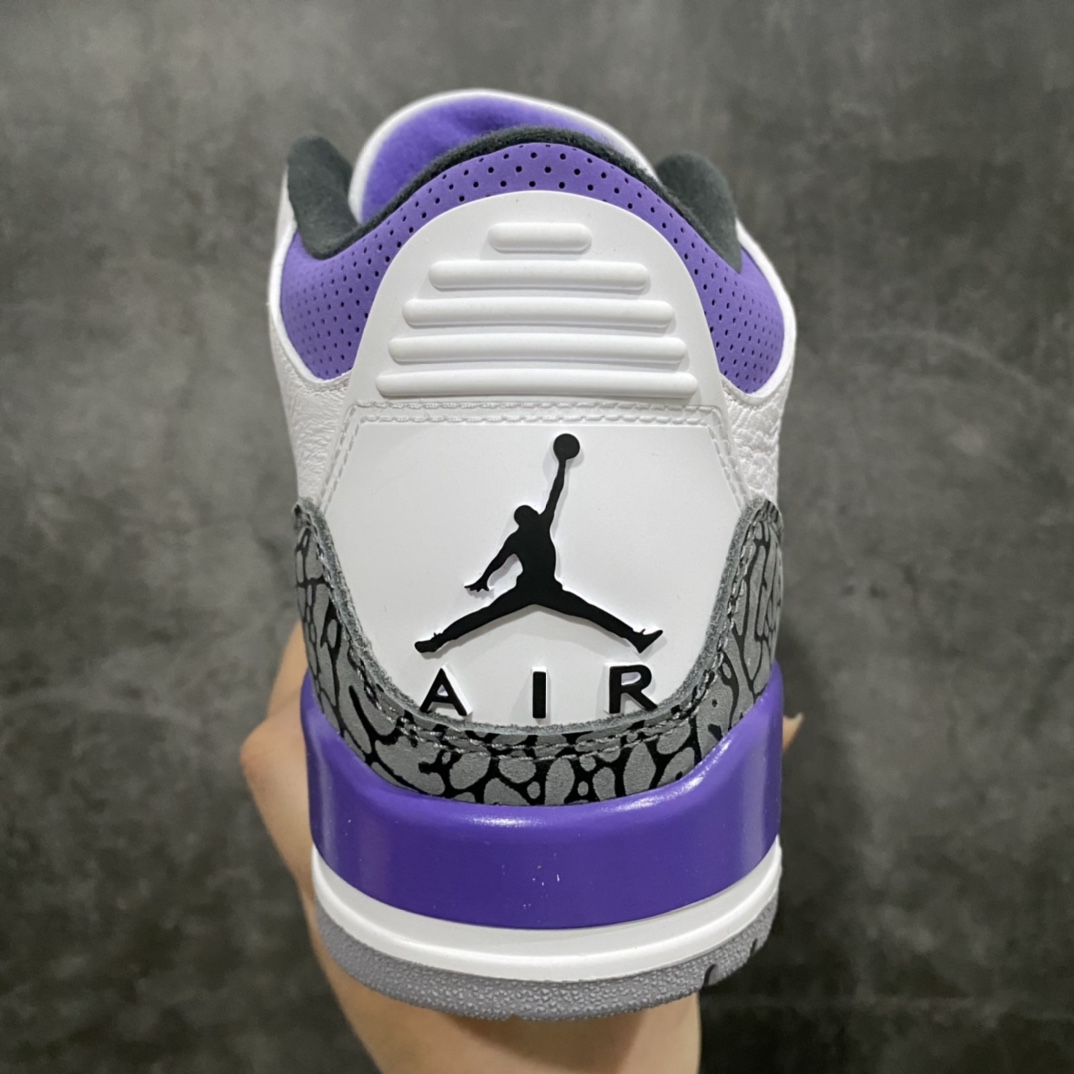 450 【X版】Air Jordan AJ3 Retro 白紫 CT8532-105