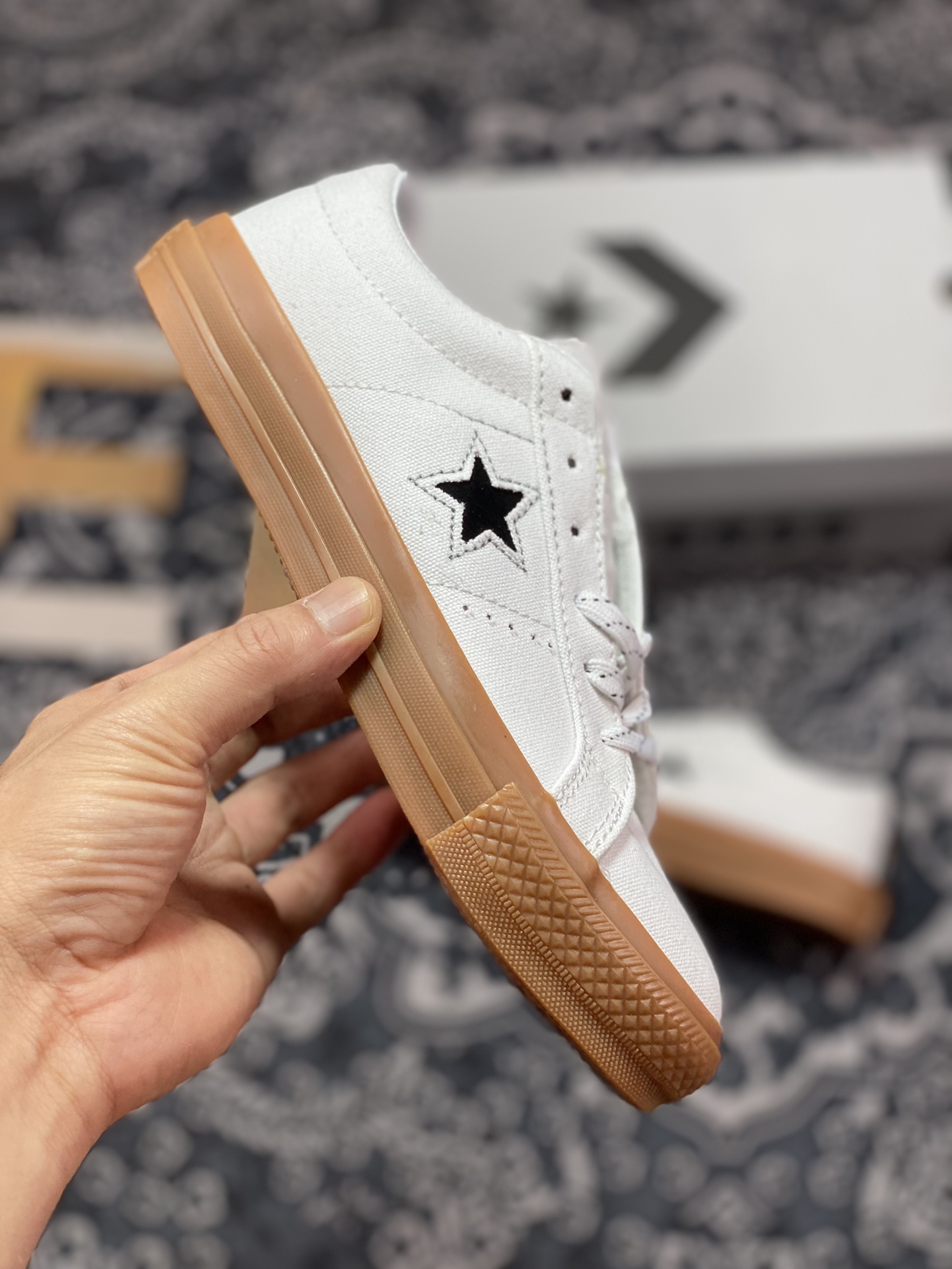 160  Converse One Star Pro Cordura Canvas 黑生胶/白生胶