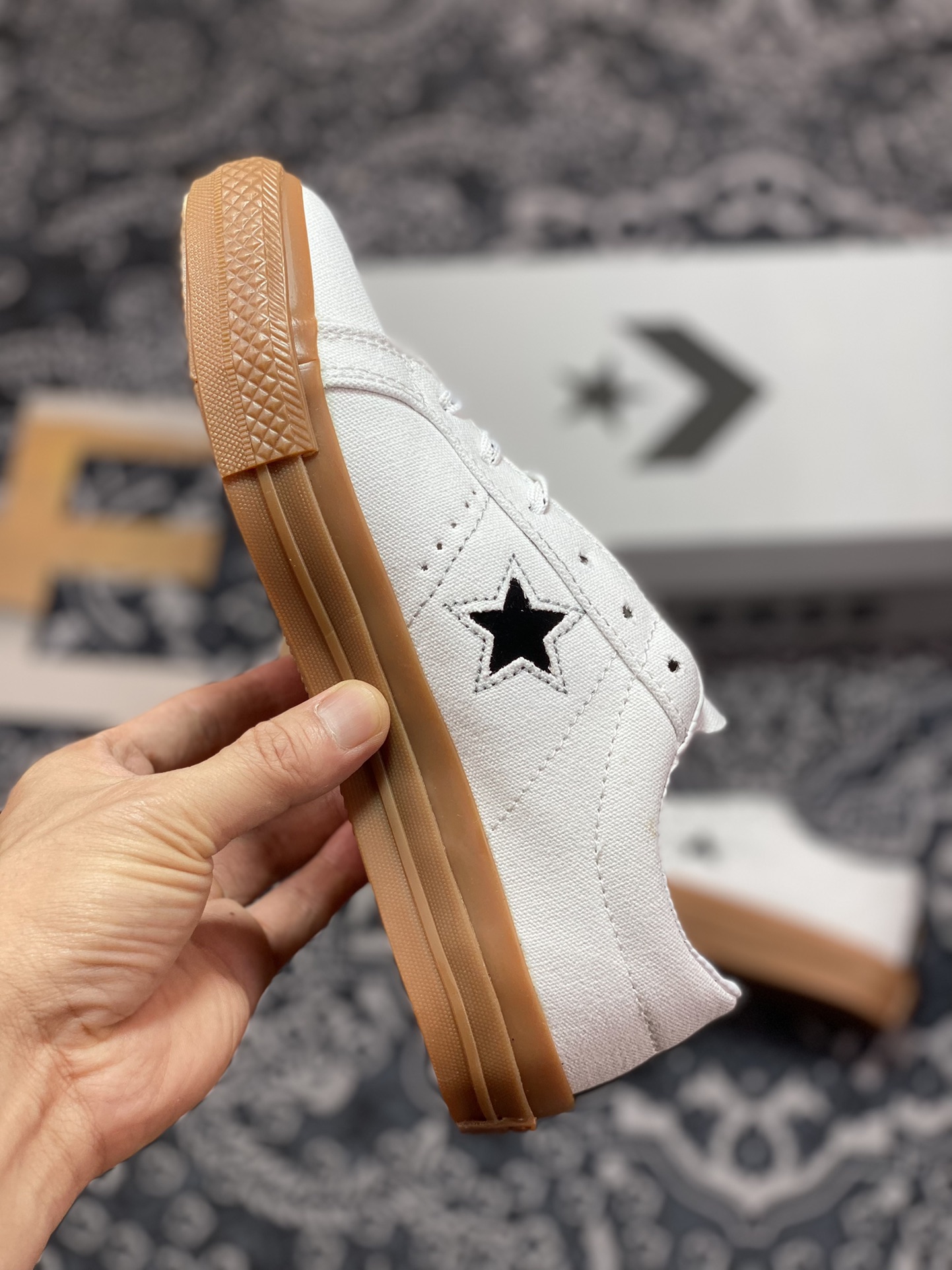 160  Converse One Star Pro Cordura Canvas 黑生胶/白生胶