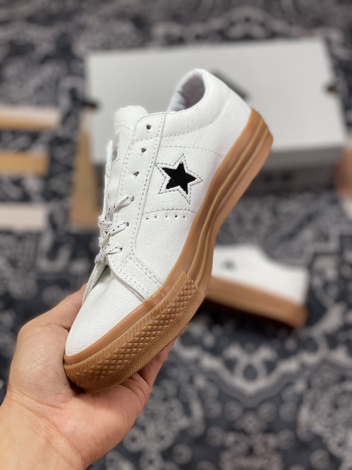 160  Converse One Star Pro Cordura Canvas 黑生胶/白生胶