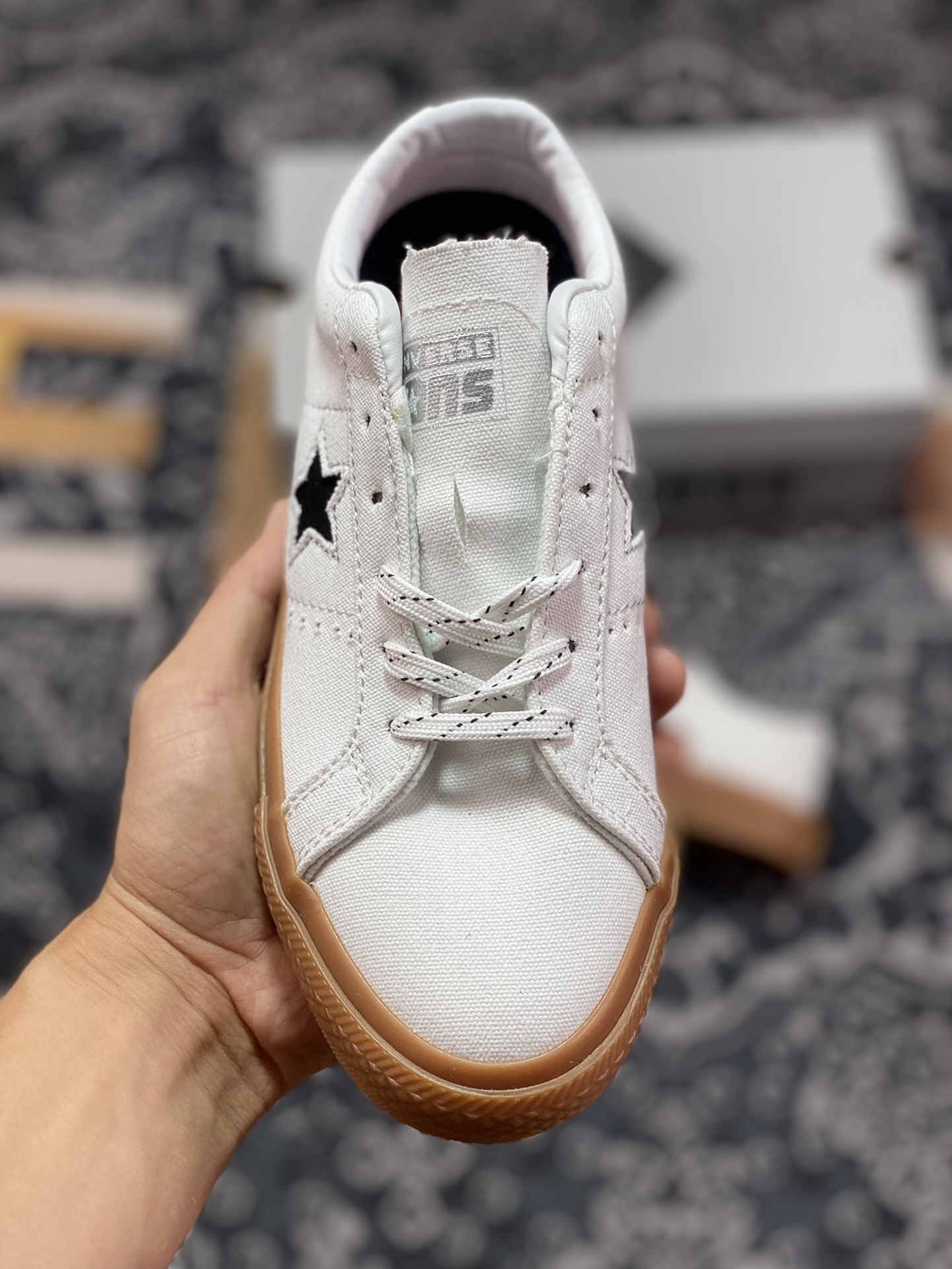 160  Converse One Star Pro Cordura Canvas 黑生胶/白生胶