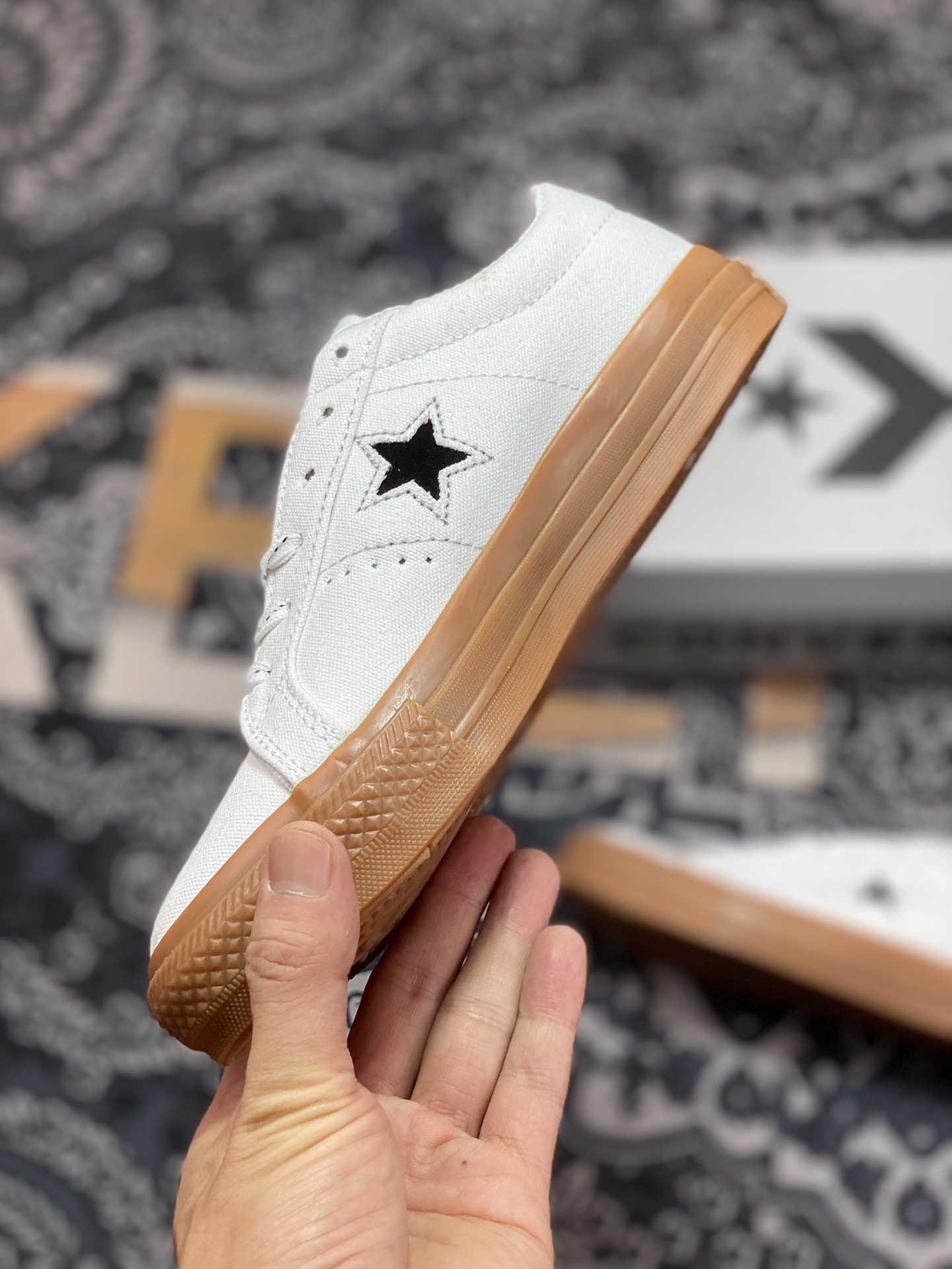 160  Converse One Star Pro Cordura Canvas 黑生胶/白生胶