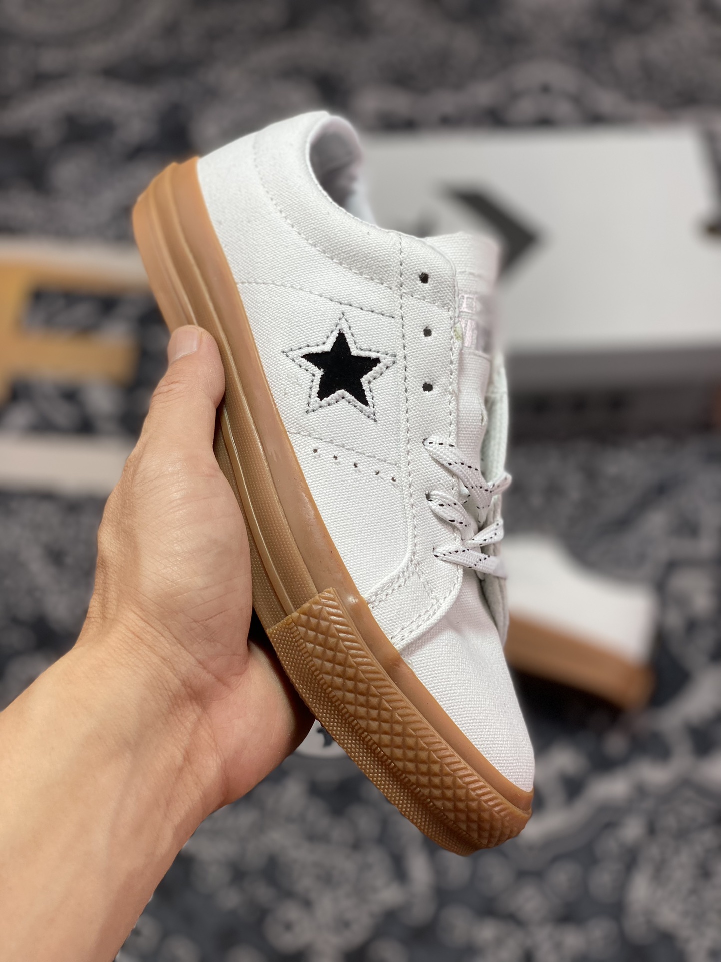 160  Converse One Star Pro Cordura Canvas 黑生胶/白生胶