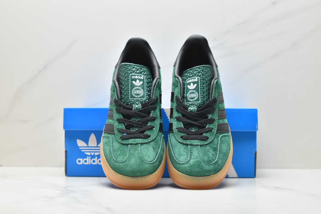 150 Adidas Originals Gazelle Indoor 三叶草复古休闲防滑耐磨低帮板鞋 IG9978