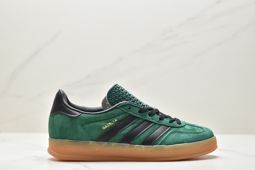 150 Adidas Originals Gazelle Indoor 三叶草复古休闲防滑耐磨低帮板鞋 IG9978