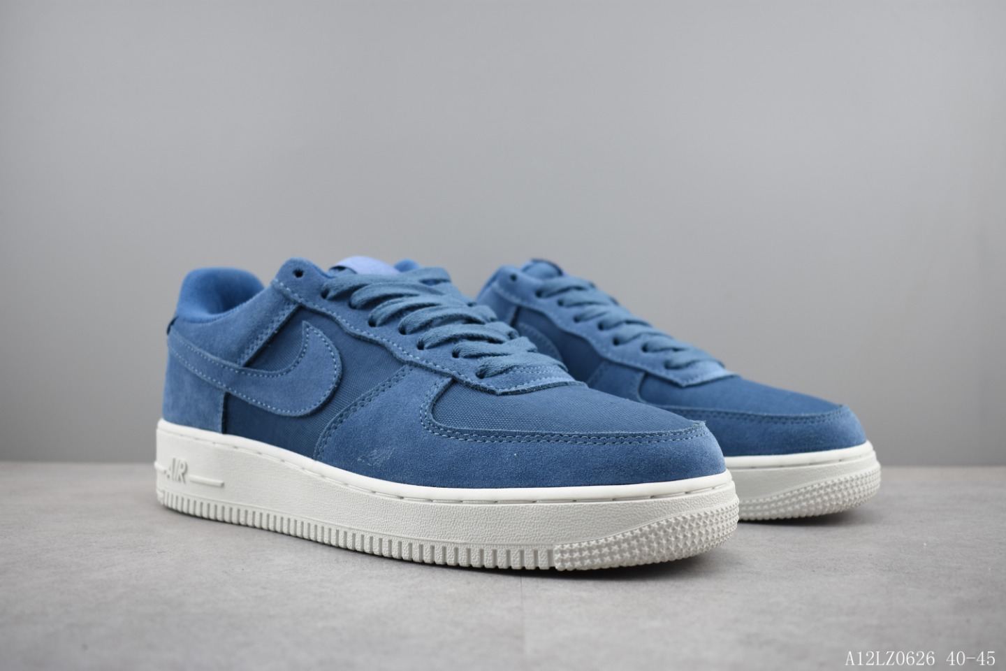 耐克nike air force 1 空军一号 夏季新款 麂皮与帆布