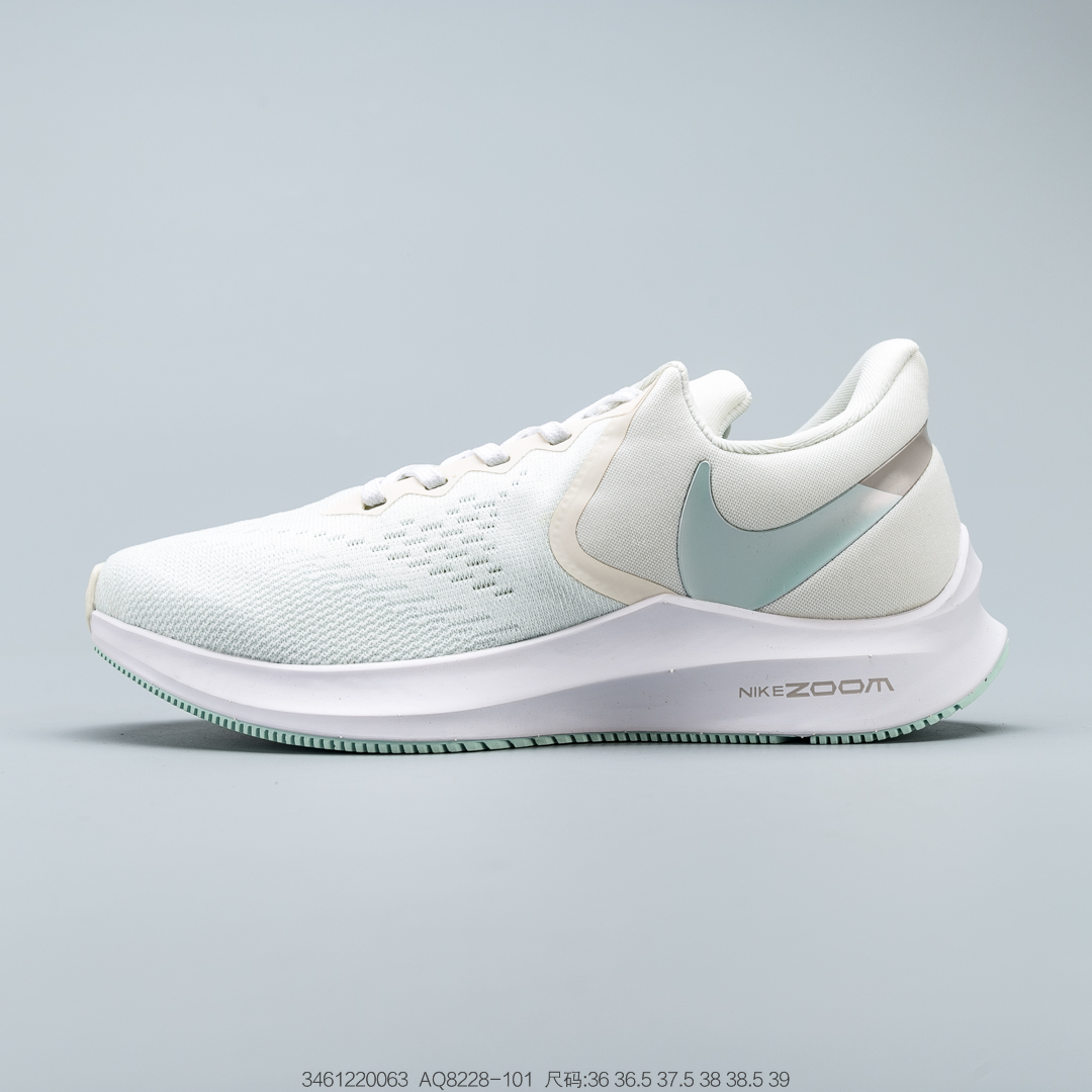 耐克nike air zoom winflo 6代 网面透气 训练跑步鞋