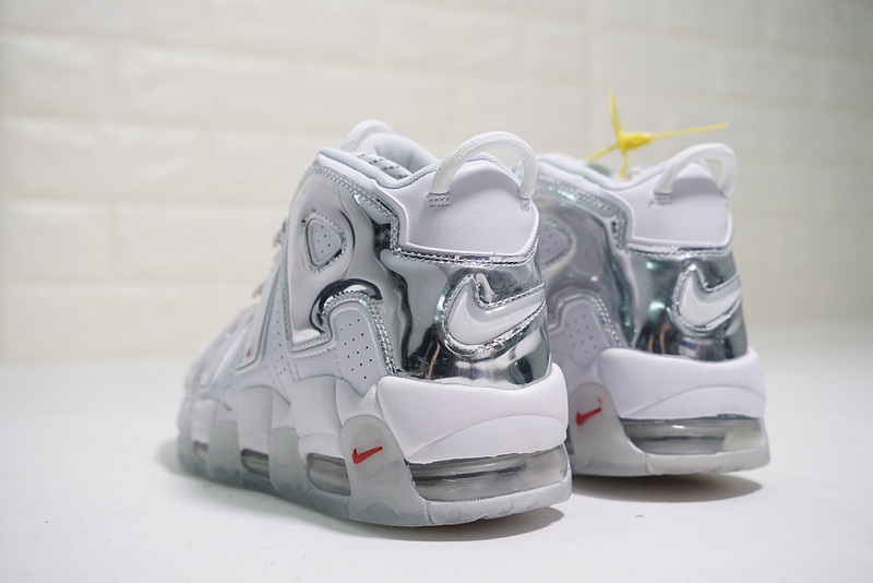 耐克nike air more uptempo og 耐克皮蓬大air系列"镜面银白皮夜光"