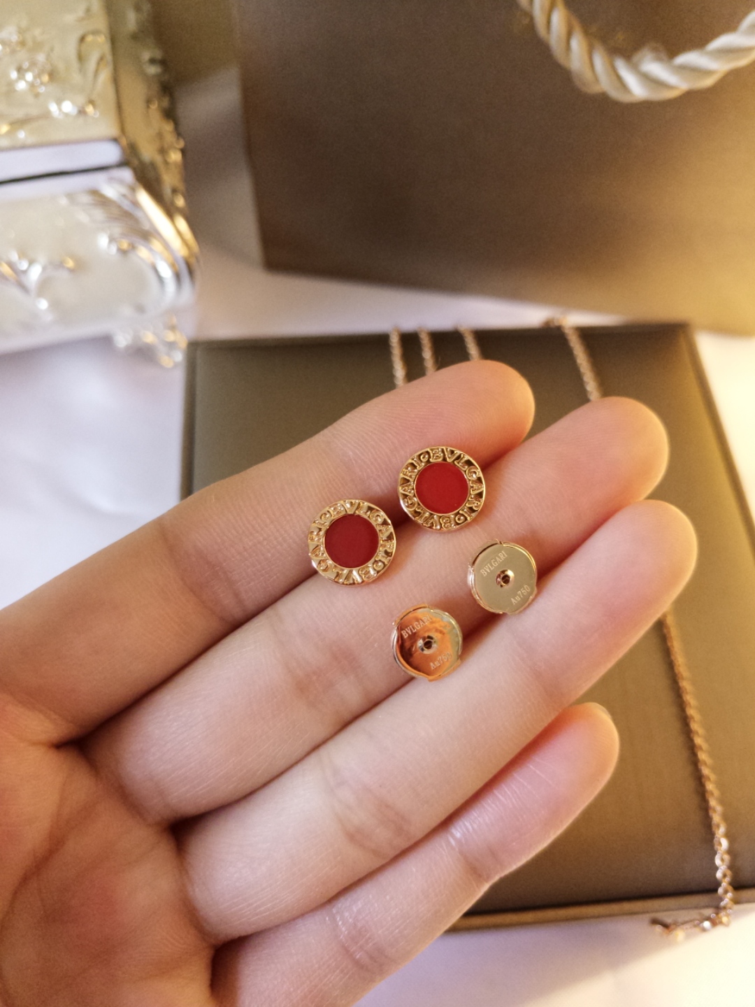 ?耳钉160 项链16  宝格丽?专为中国设计全球限量版件?新年??红运当头?款