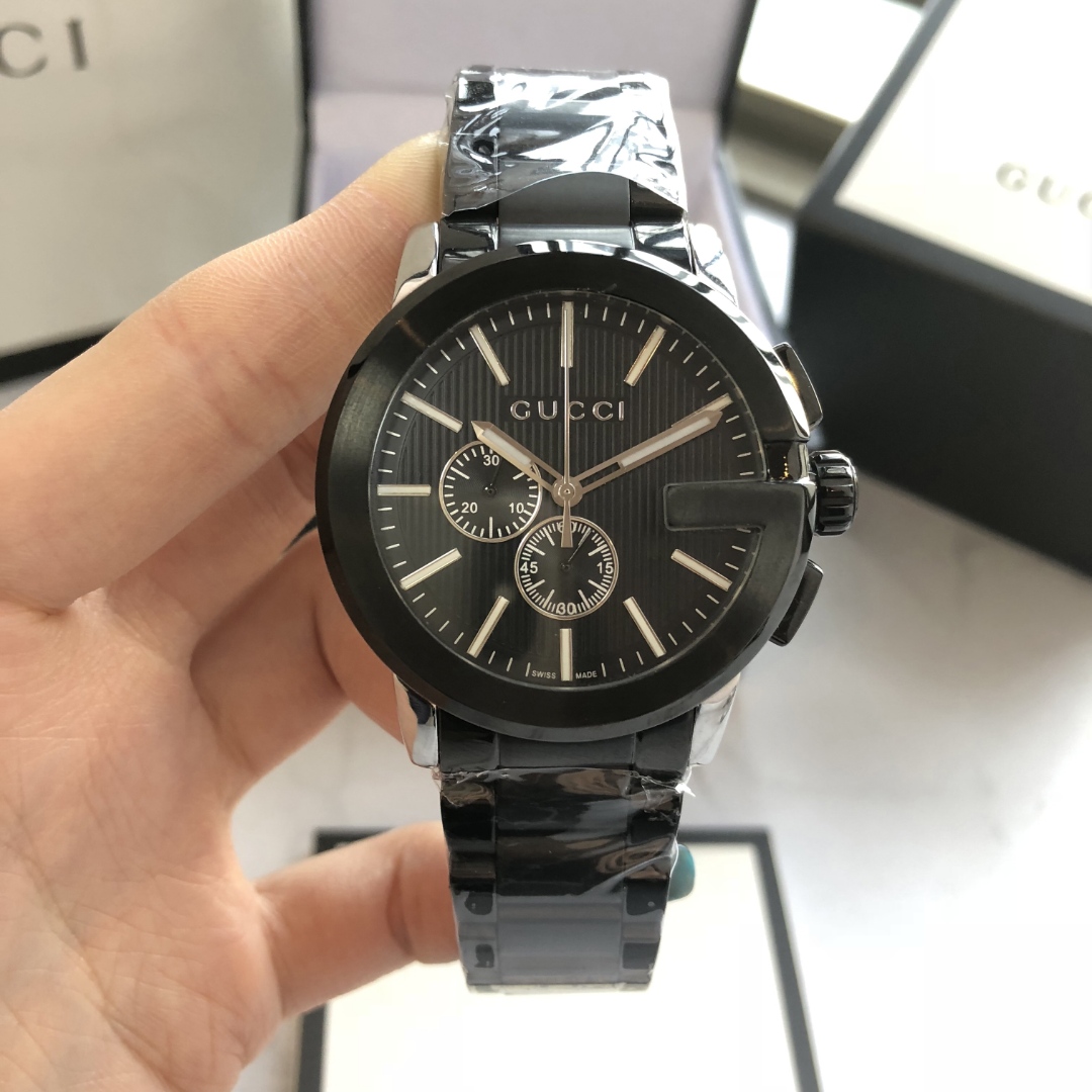 Gucci古弛海报款石英计时男表