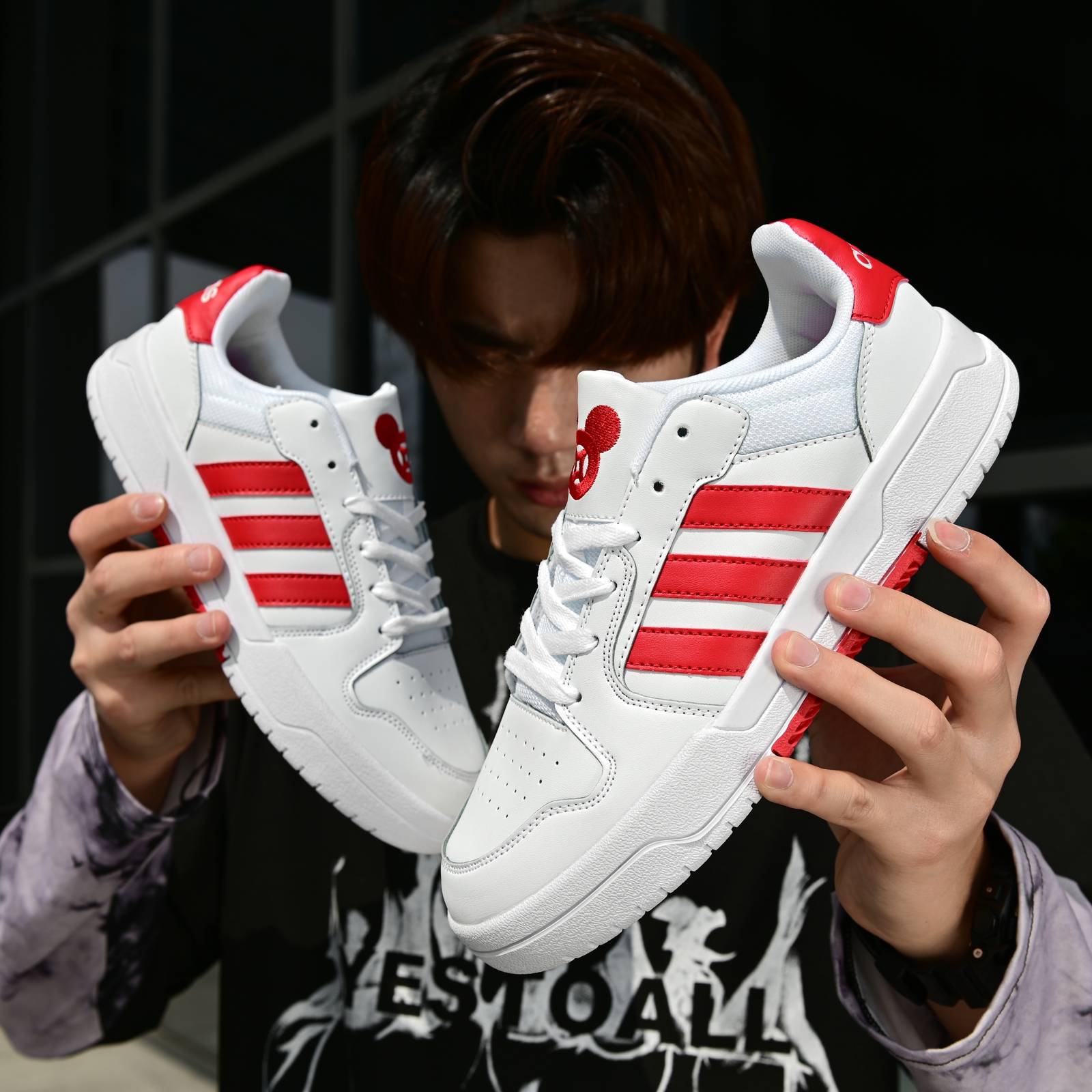 120 阿迪达斯 Adidas ENTRAP NEO 2020春季鼠年纪念款情侣休闲鞋板鞋