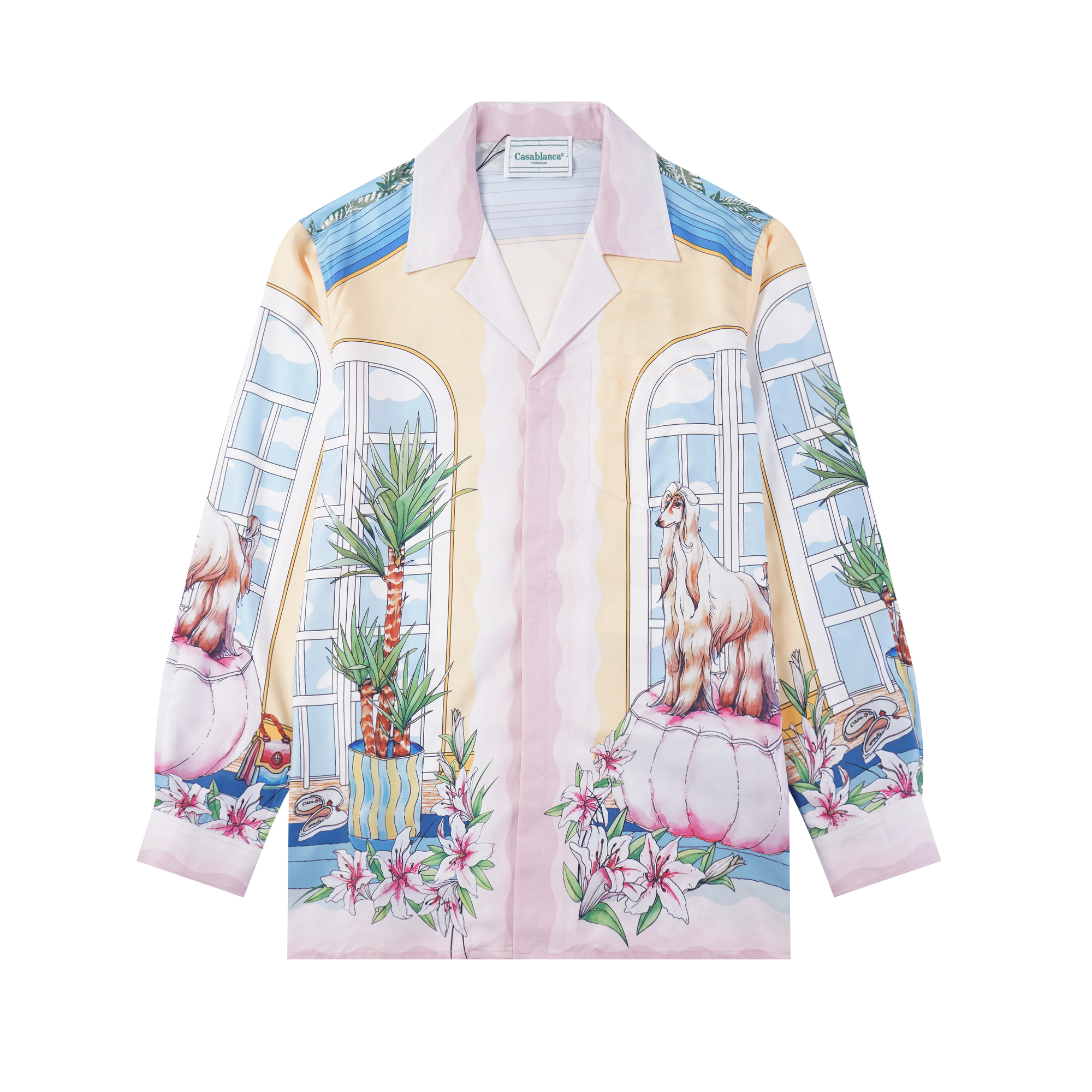 💰168 MING 9760 2024ss Casablanca sleeve shirt size: M L XL XXL XL XL - 图片 2