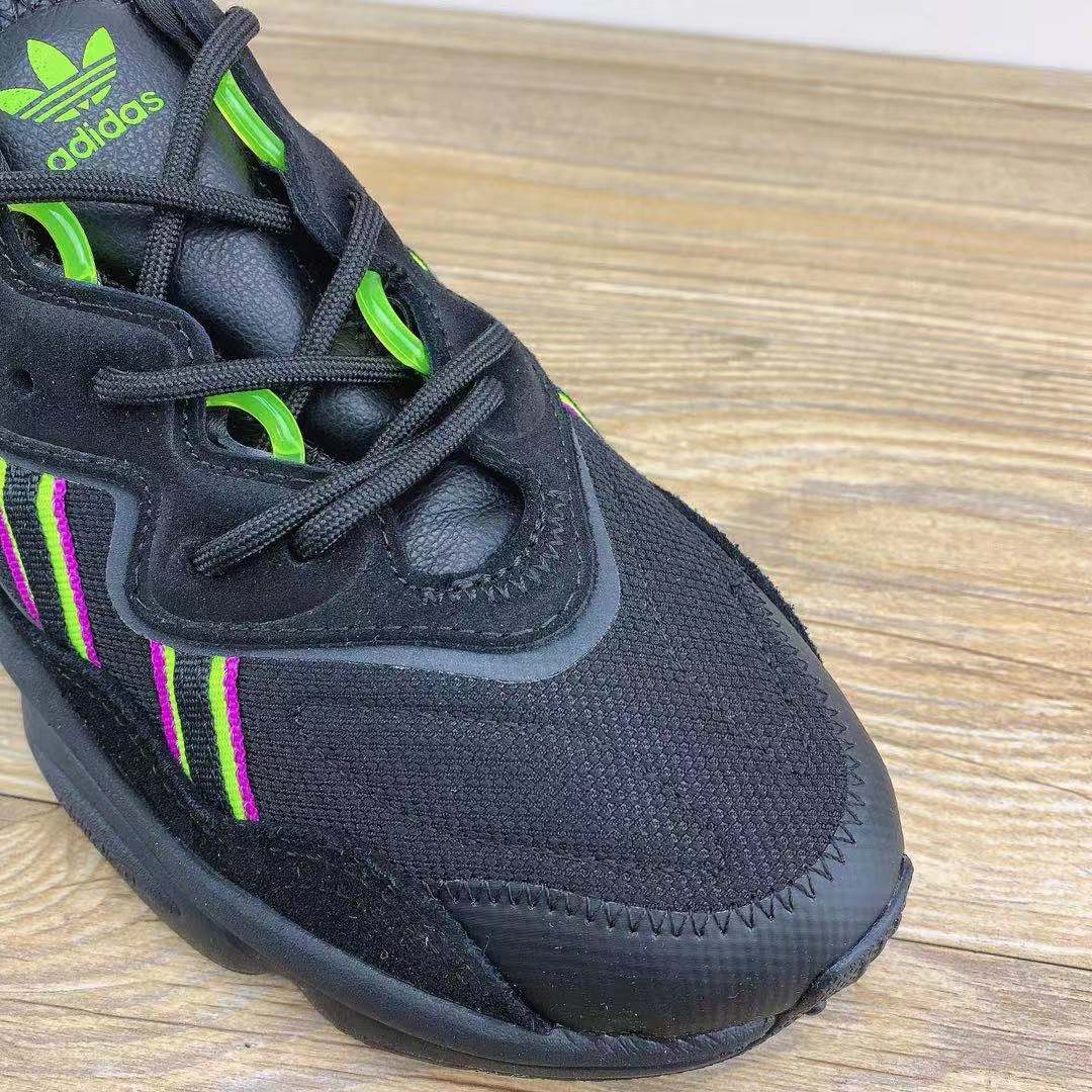 阿迪达斯三叶草易烊千玺同款ozweego真皮复古老爹鞋女鞋休闲运动跑步鞋男女鞋 肯椰子 网面真标带半码 货号FU7418 36-45 |