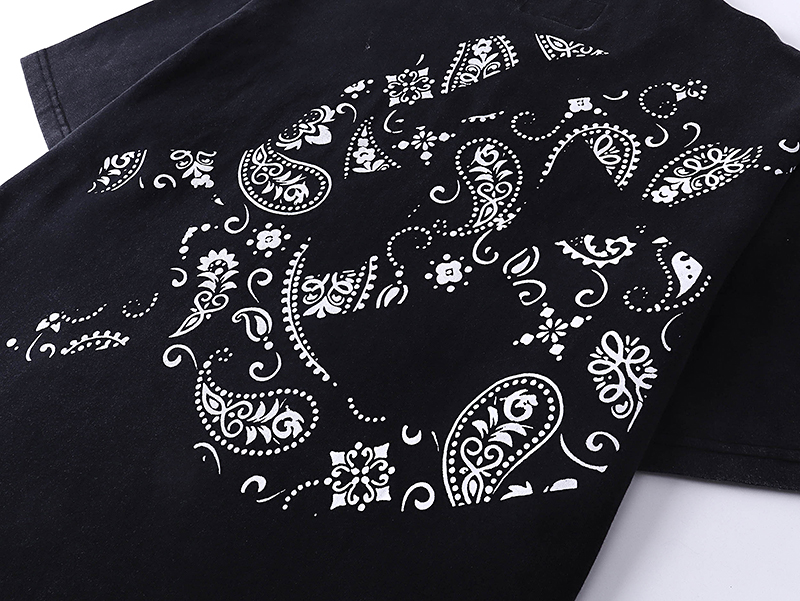 “Godspeed Rock Street Retro Cotton Short Sleeves in Water Washing Black” - 图片 6