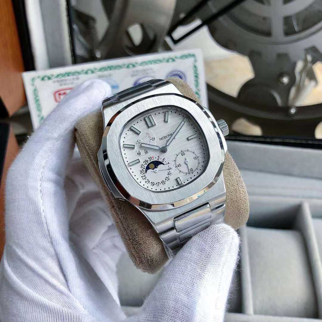 파텍필립 노틸러스 5712A 멀티펑션 자동 스틸 40mm 레플리카 44139