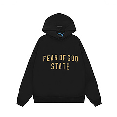 YEAH. CY 8110#ESSENTIALS FEAR OF GOD BLACK GREY S-XL - 图片 2