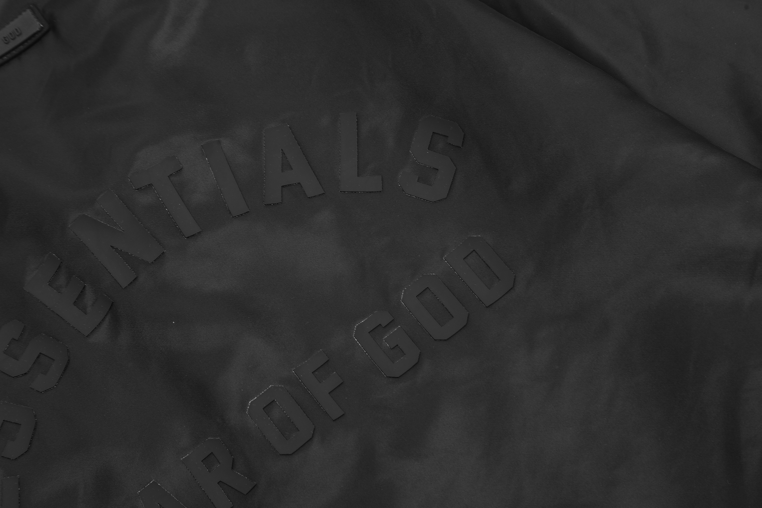 CY 8807#Fear Of god Backline ESSENTIALS High Street coach jacket, black S-XL - 图片 5