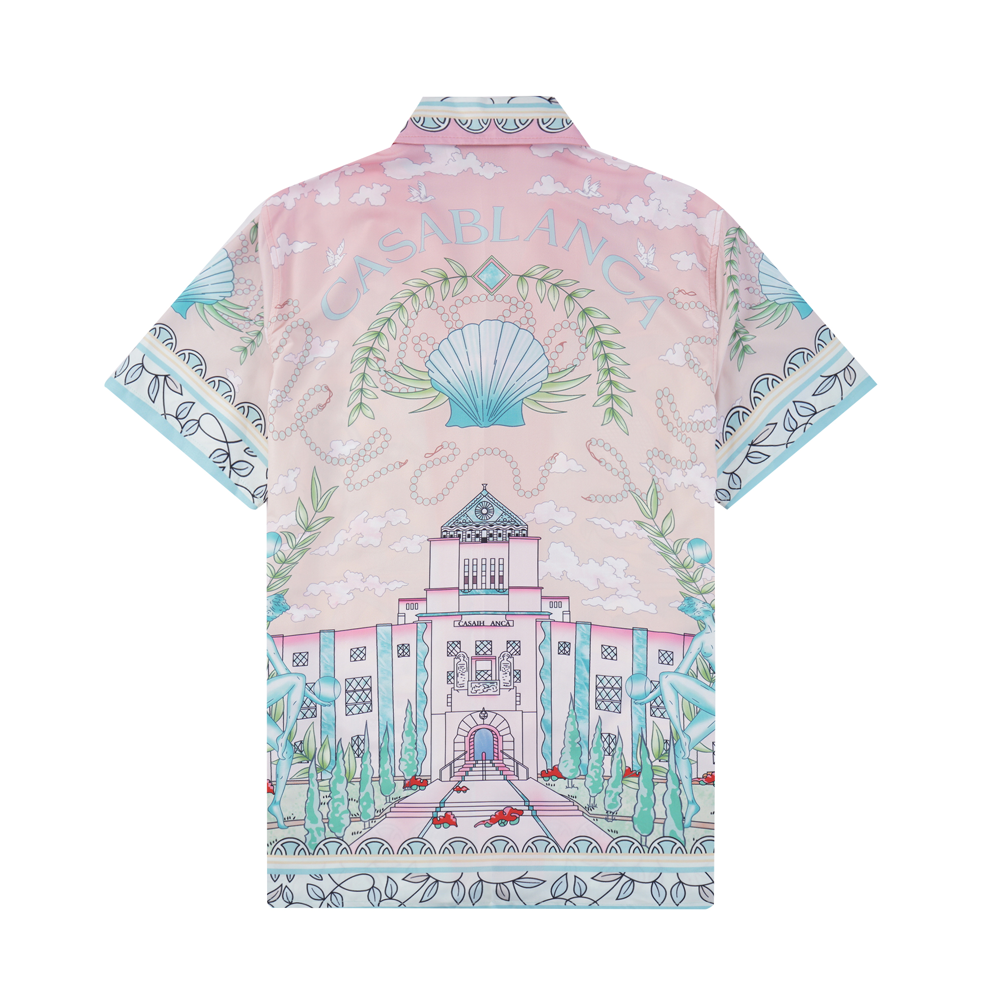 MING 9758 | 2024s s Casablanca short sleeve shirt Size: M L XL XXL XL - 图片 3