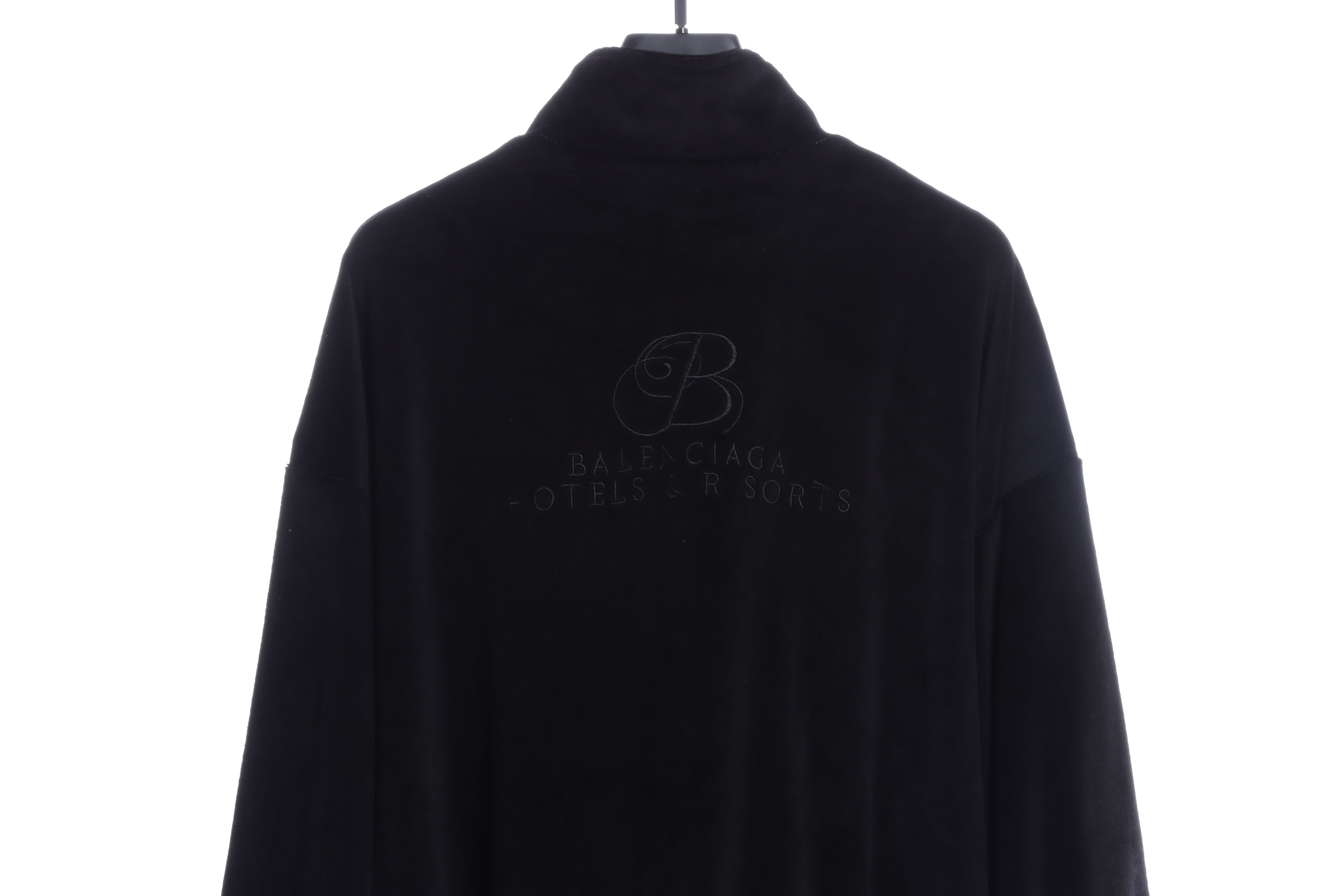 P350 Balenciaga 22FW 天鹅绒拉链外套