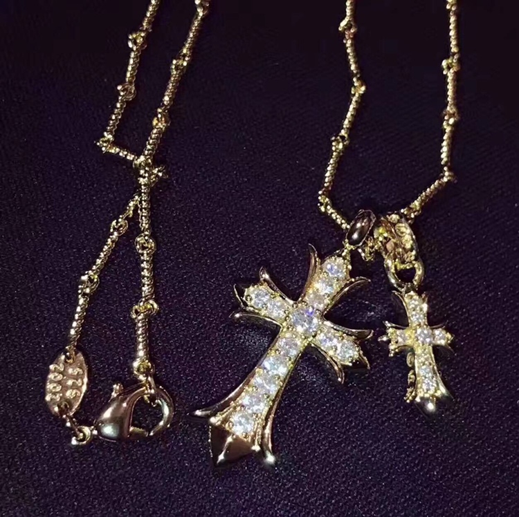 Chrome Hearts Chrome He@rts 克罗心 火爆 十字架 情侣 项链 ～世界 潮牌～个性十足 设计