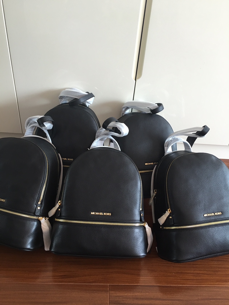 Michael Kors Bags Backpack Black Gold