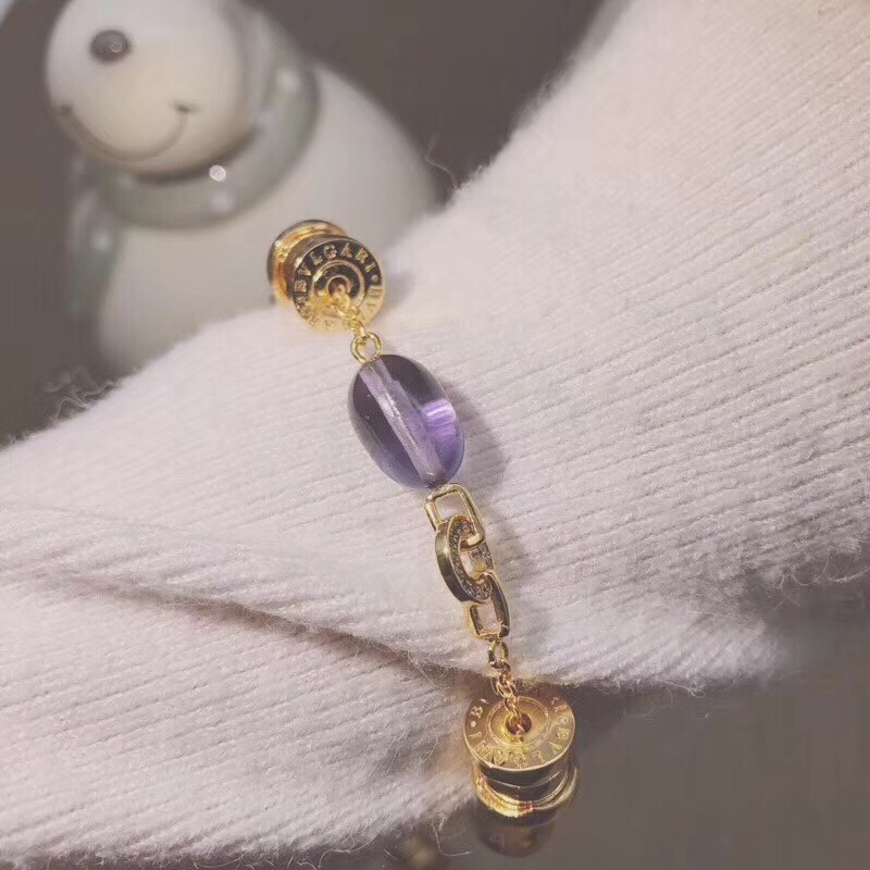 Bvlgari 宝格丽彩宝手链 超美 亚金材质 宝石为天然橄榄石 0039410