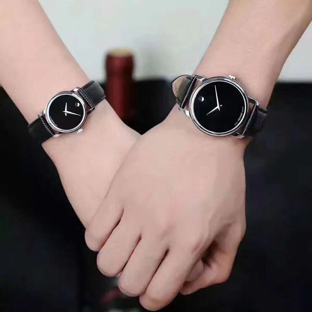 “Mufando Museum Stone Couples Watches: Swiss Movement, Sapphire Glass, Waterproof”