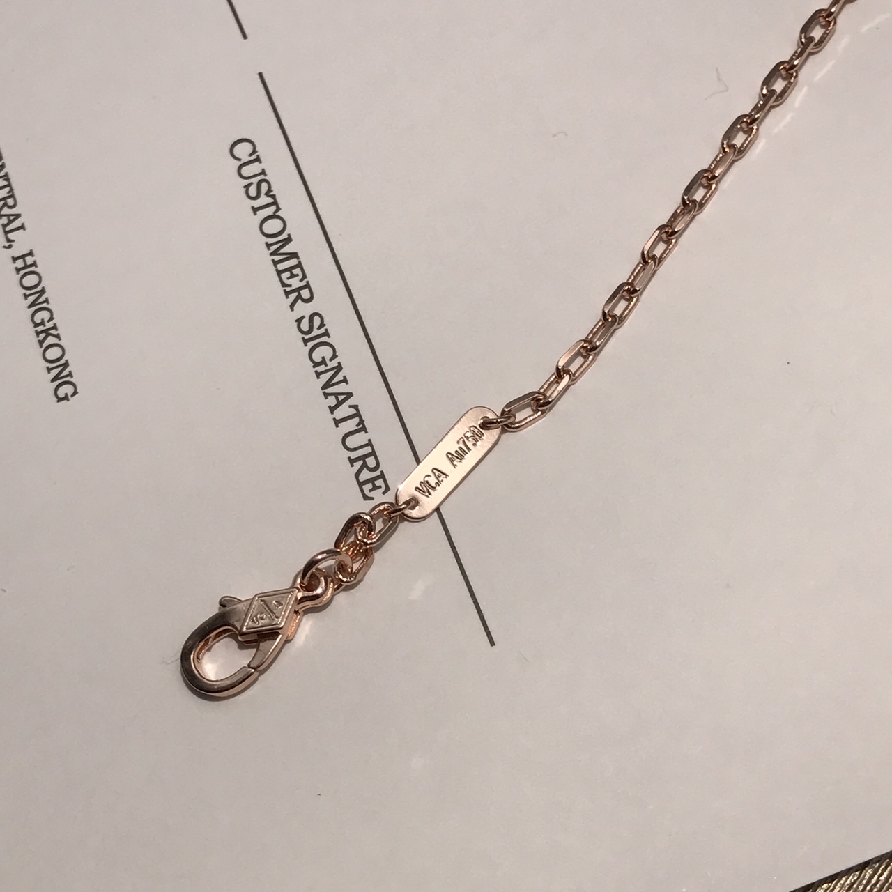 Van Cleef & Arpels VCA四叶草单花中号手链 0817106