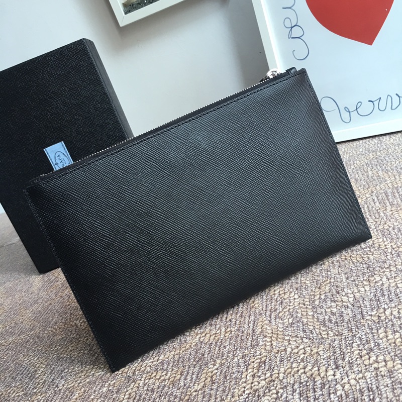 PRADA普拉达进口十字纹牛皮2NG005