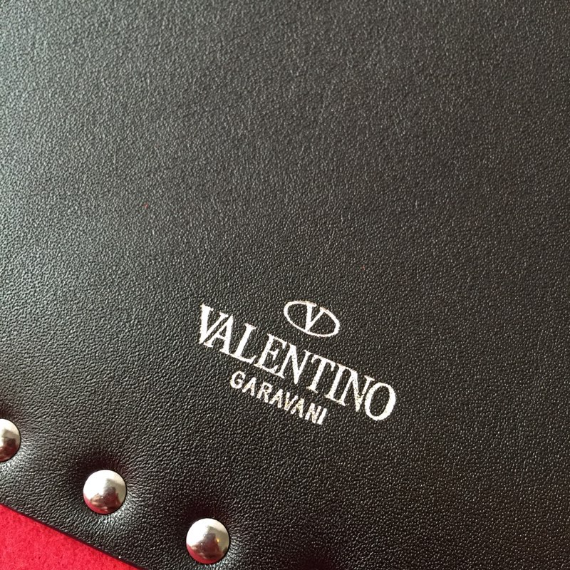 Valentino华伦天奴进口平纹牛皮手拿包0419