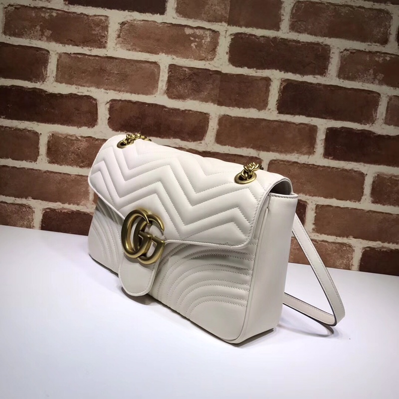 GUCCI古驰GG Marmont系列中号肩背包443496