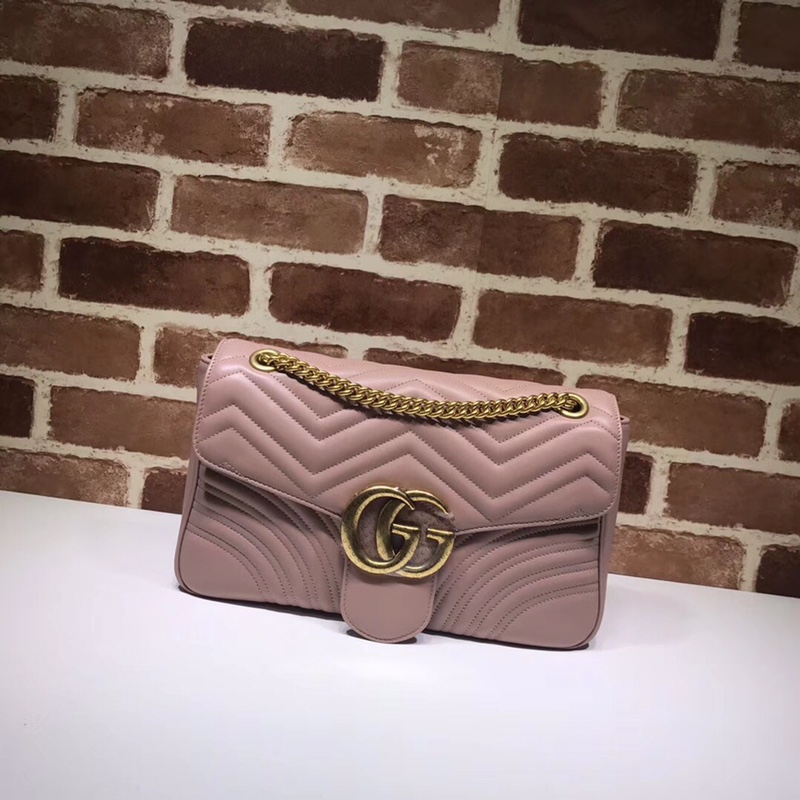 GUCCI古驰GG Marmont系列中号肩背包443496