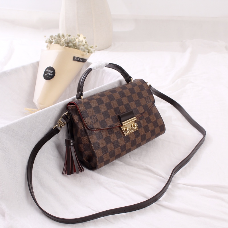 Louis Vuitton M41581 Damier Ebene 21 5-18-9cm crossbody everyday