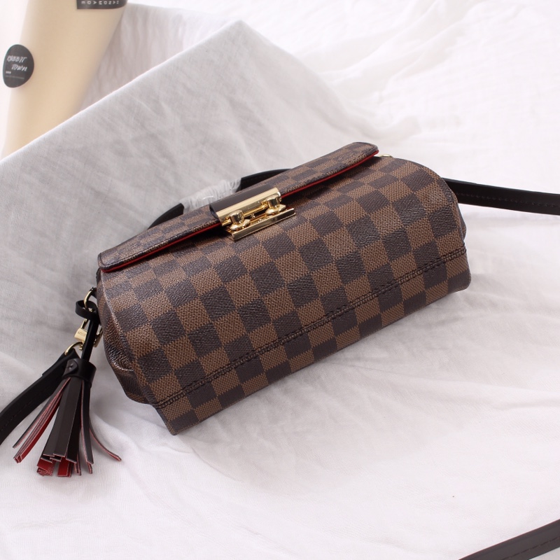 Louis Vuitton M41581 Damier Ebene 21 5-18-9cm crossbody everyday