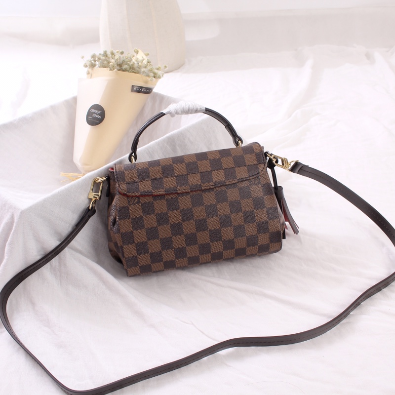 Louis Vuitton M41581 Damier Ebene 21 5-18-9cm crossbody everyday