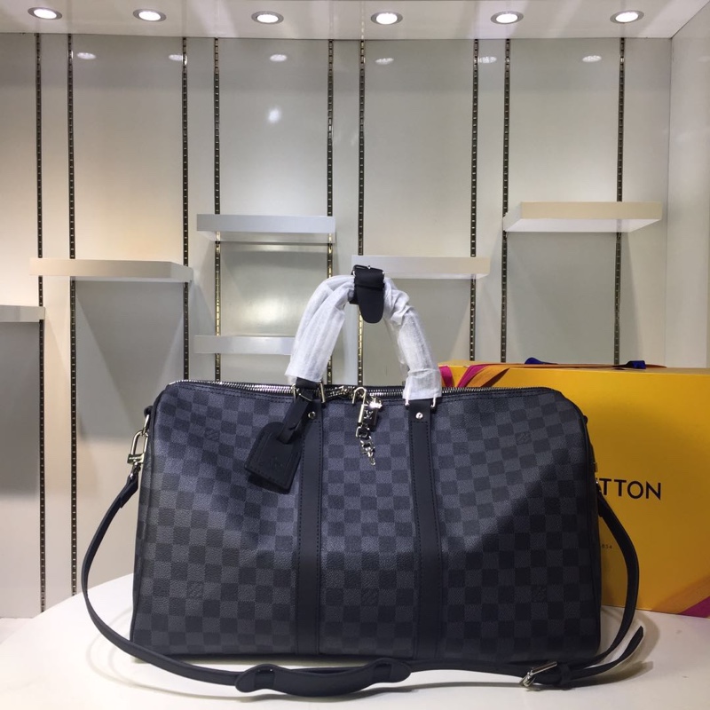 Louis Vuitton LV Keepall Bolsos de viaje Monogram Canvas Lona M41414