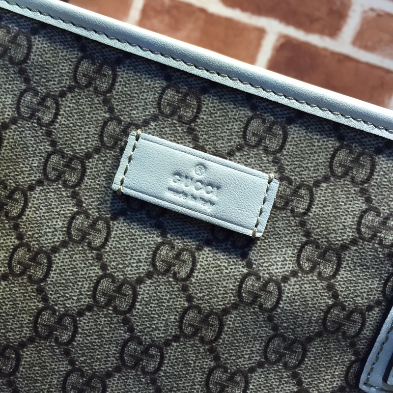 GUCCI古驰GG高级人造革购物袋211137