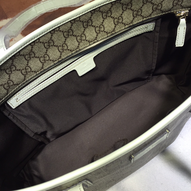 GUCCI古驰GG高级人造革购物袋211137