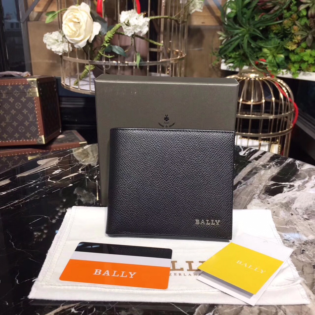[Bally Wallets]The texture is impeccable All materials are carefully selected